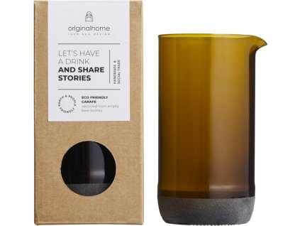 Sklenená karafa 430 ml Originalhome , Brown (Farba Brown)