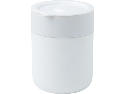 Keramický pohár (330 ml) so silikónovým obalom , white (Farba white)