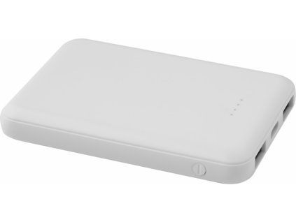 Powerbanka 5000mAh z recyklovaného plastu , white (Farba white)