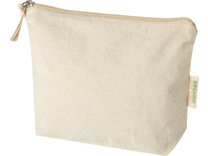 Kozmetická taška z organickej bavlny 180 g/m2 , natural (Farba natural)