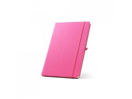 Zápisník A5 z RPET (linajkové strany) , Pink (Farba Pink)