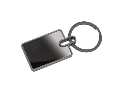 Kovová zrkadlová kľúčenka , Silver (Farba Silver)