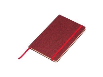 Zápisník A5 z RPET (linajkové strany) , Red (Farba Red)