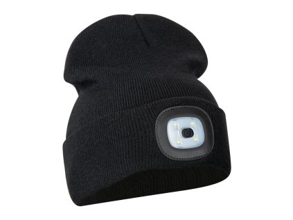 RPET čiapka so svetlom , Black (Farba Black)