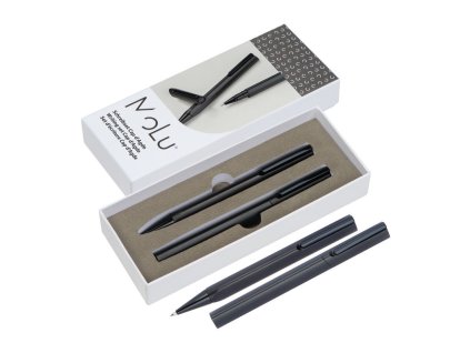Sada guľôčkové pero a roller , Black (Farba Black)