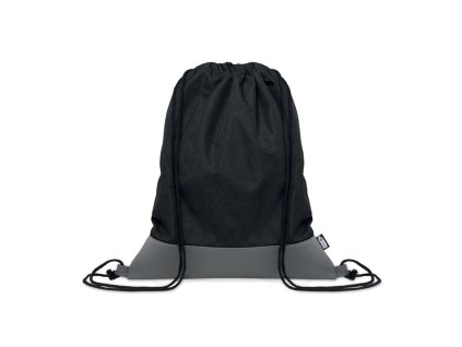 Vrecúško z RPET a PU , Black (Farba Black)