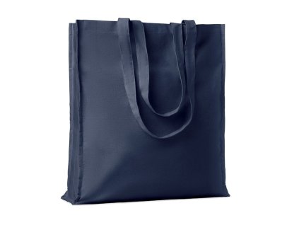 Bavlnená taška (140 g/m2) so širším dnom , french navy (Farba french navy)