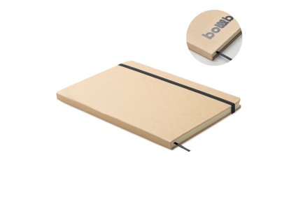 Zápisník A5 vhodný na laser , Black (Farba Black)