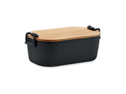 Plastový obedár 700 ml , Black (Farba Black)