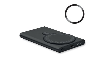 Magnetická powerbanka 5000mAh/15W , Black (Farba Black)