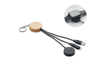 Nabíjacie káble 4v1, 60W , Black (Farba Black)