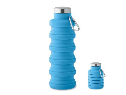 Roztiahnuteľná fľaša 500 ml , baby blue (Farba baby blue)