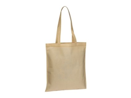Taška z netkanej textílie (80 g/m2) , Beige (Farba Beige)