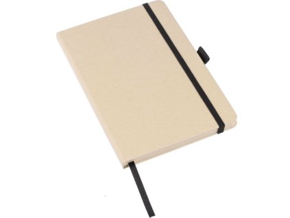 Zápisník A5 z cukrovej trstiny , Black (Farba Black)