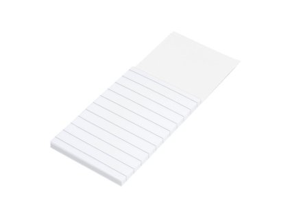 Magnetka na chladničku so zápisníkom , white (Farba white)