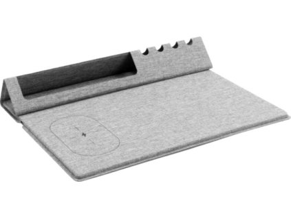 Recyklovaná multifunkčná podložka pod myš , Grey (Farba Grey)