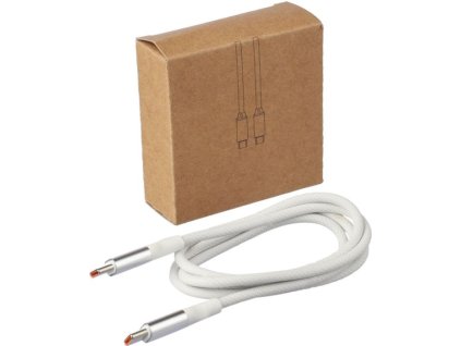 Nabíjací a dátový kábel USB-C/USB-C , white (Farba white)