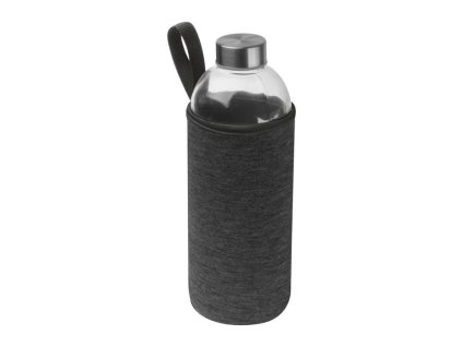 Sklenená fľaša v obale 1000 ml , Silver (Farba Silver)