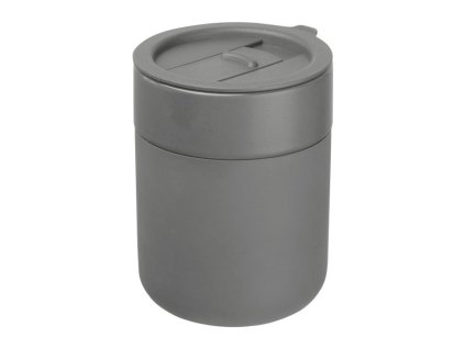 Keramický pohár s obalom 340 ml , Grey (Farba Grey)