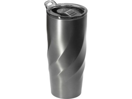 Termopohár z recyklovaného nerezu 500 ml , gun metal (Farba gun metal)