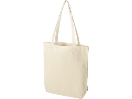 Taška z GRS recyklovanej bavlny (270 g/m2) , natural (Farba natural)