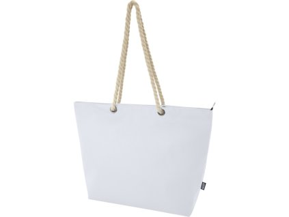 Plážová chladiaca taška z GRS RPET Panama , white (Farba white)