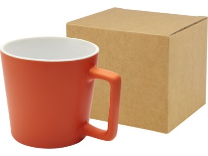 Matný keramický hrnček Cali 370ml , Orange (Farba Orange)