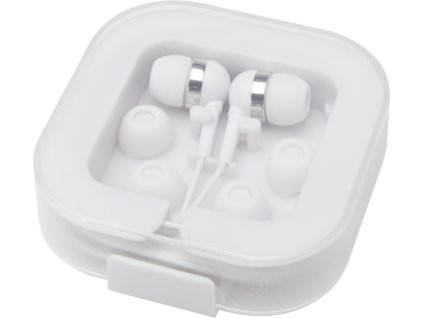 Slúchadlá s USB-C v recyklovanom obale Dofida , white (Farba white)