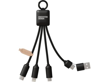 Nabíjací kábel 5v1 15W SCX.design C13 , Black (Farba Black)