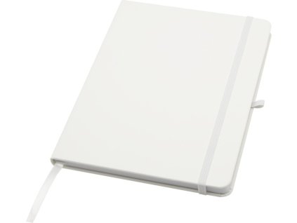 Recyklovaný zápisník A5 Teak (linajkové strany) , white (Farba white)