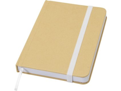 Recyklovaný zápisník A6 Reed (čisté strany) , white (Farba white)