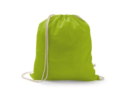 Vrecúško z recyklovanej bavlny (150 g/m2) , light green (Farba light green)