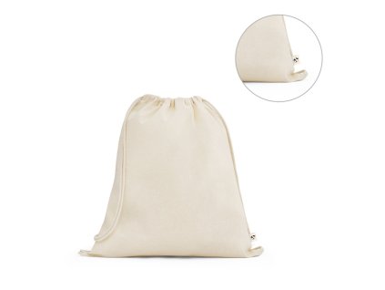 Vrecúško z organickej bavlny (140 g/m2) , light natural (Farba light natural)