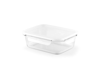 Obedár z borosilikátového skla 1000 ml , white (Farba white)