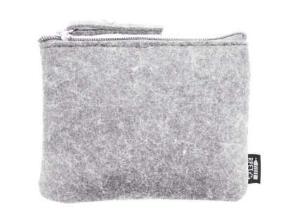 Peňaženka z RPET plsti , Grey (Farba Grey)