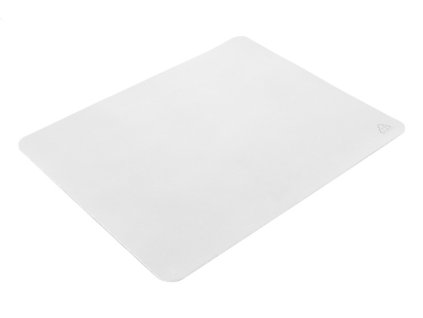 Podložka pod myš z recyklovanej PU kože , white (Farba white)