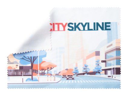 Sublimačná handrička na okuliare , white (Farba white)