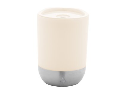 Plastový termopohár 300 ml s nerezovým dnom , natural (Farba natural)