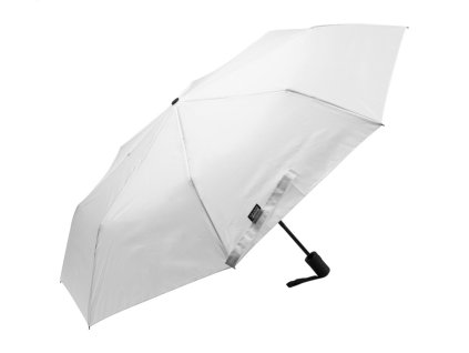 Plne automatický skladací dáždnik z RPET , white