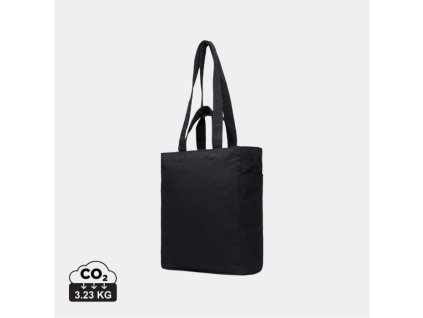 Taška na zips VINGA Hilo z recykl. plátna , Black (Farba Black)