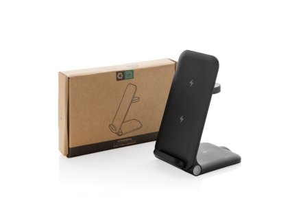 Nabíjačka Powerpal 3v1 15W z RCS plastu , Black (Farba Black)