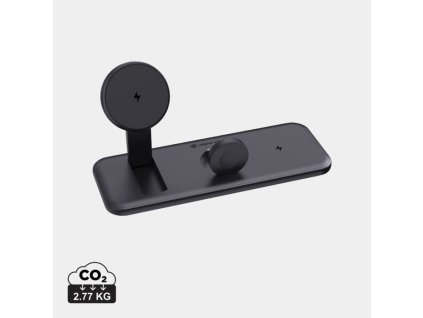 Magnetická nabíjačka 3v1 15W Torrance , Black (Farba Black)