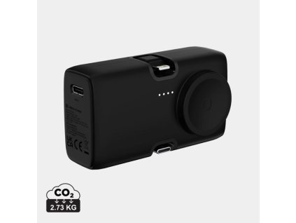 Powerbanka San Diego 20W PD z plastu RCS , Black (Farba Black)