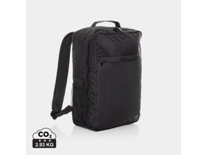 Batoh na 15,6" notebook Essential z RPET , Black (Farba Black)