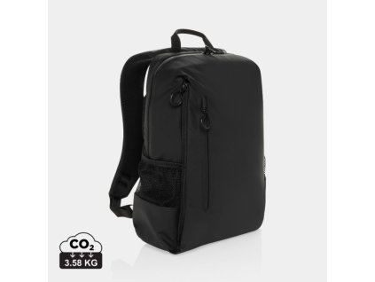 Vodeodolný batoh na 15,6" notebook Lima z RPET , Black (Farba Black)