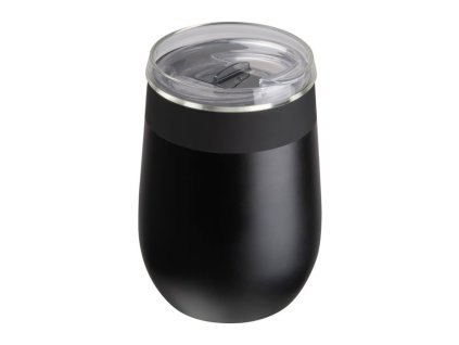 Termopohár (350 ml) so skleneným vnútrom , Black (Farba Black)