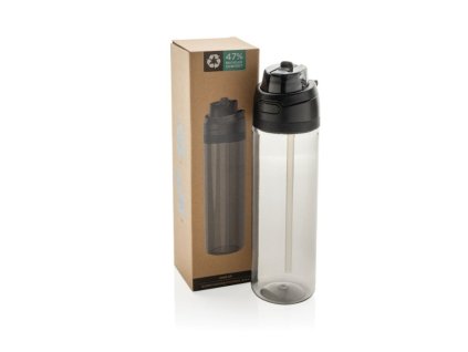 RPET fľaša Omni sip (800 ml) , Black (Farba Black)