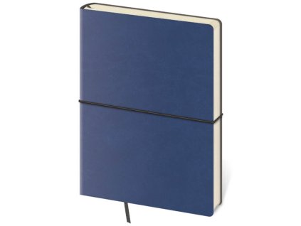 Zápisník Flexio L - linajkový , Blue (Farba Blue)