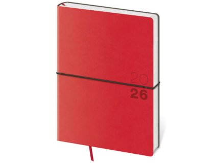 Denný A5 Flexio , Red (Farba Red)