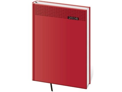 Týždenný A5 Gommato , Red (Farba Red)